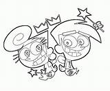 Coloring Fairly Odd Parents Oddparents Pages Fairy Cartoon Cosmo Printable Wanda Color Colouring Book Print Getcolorings Popular Getdrawings Coloringhome Online sketch template
