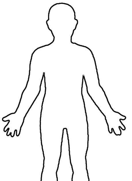 drew patch outline   human body