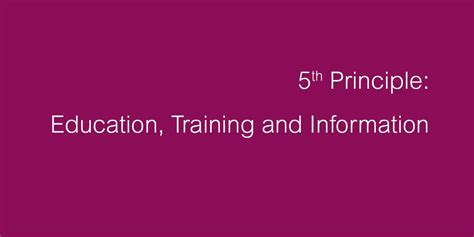 principle education training  information guidance notes    operative