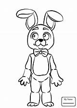 Freddy Fnaf Golden Coloring Pages Drawing Nights Five Getdrawings sketch template