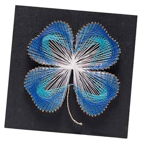 string art lucky  leaf flower handmade decoration string art kits