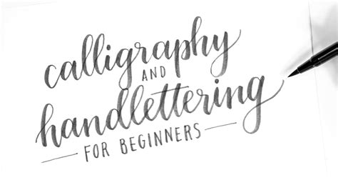 calligraphy  hand lettering  beginners