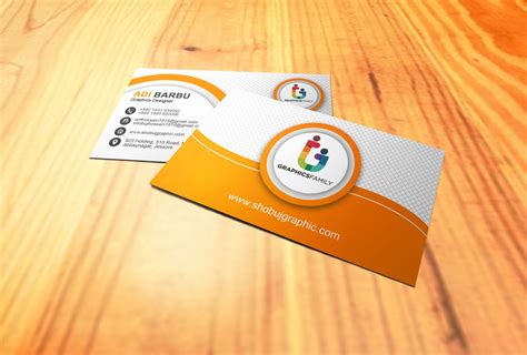 creative  sided business card design graphicsfamily