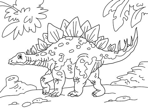 Estegosaurio Para Colorear Imagui