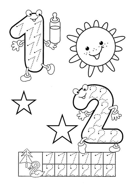 number worksheets  kindergarten numbers preschool number