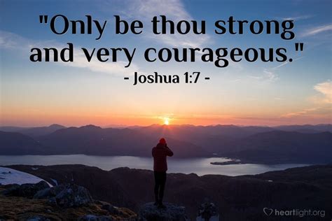 illustration  joshua    thou strong   courageous