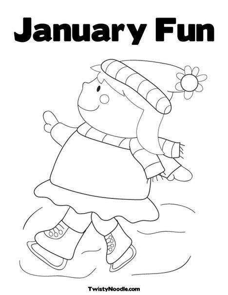 january fun coloring page cool coloring pages preschool coloring