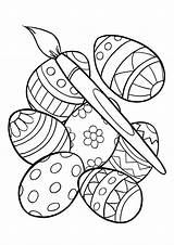 Easter Pasqua Ostern Eggs Uova Malvorlagen Malen Happyeventday Azcoloring Resurrection Colorin Bunnies Osterzeit sketch template