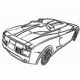 Car Sports Lamborghini Coloring Pages Kids Rugged Cars Printable Lover Interesting Bugatti sketch template