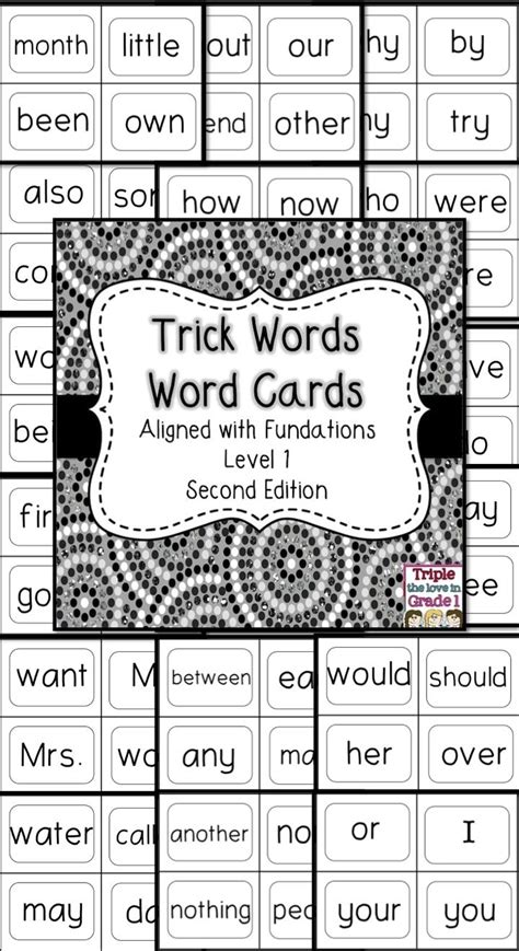 trick words   graders