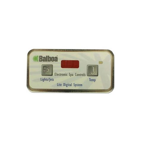 eco ll electronic keypad  button led lightjet temp   pin phone cable  balboa spa