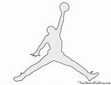 Jumpman Sports Freestencilgallery sketch template