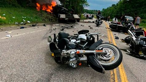 motorcycle crash truck driver charged in crash that killed 7 bikers