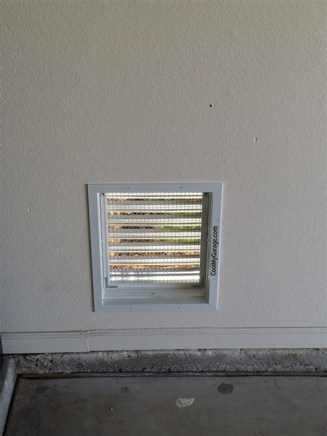wall air intake ventilation vent cool  garage