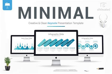 minimal keynote template creative keynote templates creative market