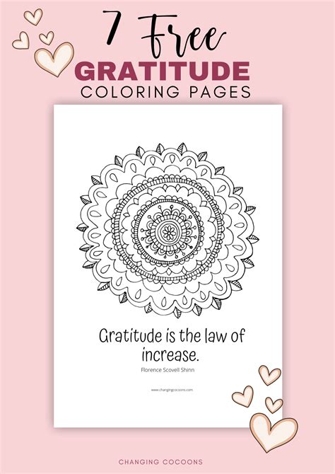 gratitude coloring pages coloring pages printable coloring