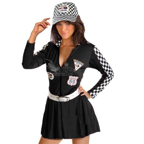 Sexy Racer Racing Sport Driver Costume Super Car Grid Girl Cosplay