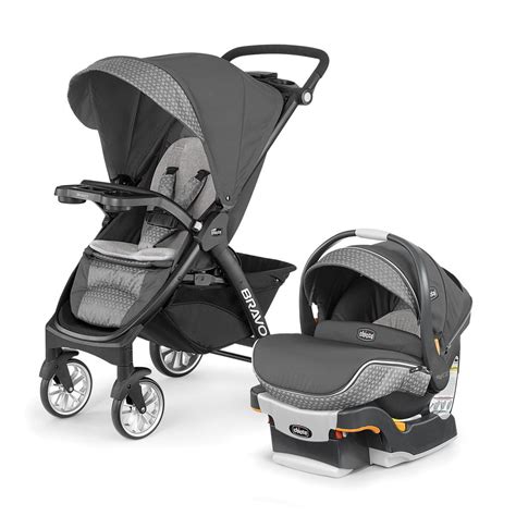 chicco bravo le stroller  keyfit  zip infant car seat  base