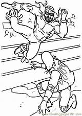 Coloring Wrestling Pages Wwe Sumo Wrestlers Color Printable Kids Print Characters Getcolorings Super Sports Getdrawings sketch template