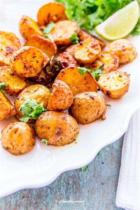 indian spiced roasted potatoes easy roasted potato recipe flavor