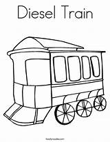 Train Coloring Diesel Locomotive Pages Wagon Station Crossing Outline Printable Print Noodle Color Twistynoodle Built California Usa Getcolorings Favorites Login sketch template