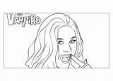 Chica Vampiro Coloring Pages Print Color Kids Getcolorings Getdrawings sketch template