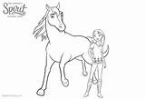 Spirit Coloring Lucky Pages Riding Horse Printable Color Getdrawings Kids Print Getcolorings sketch template