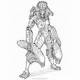 Alien Monster Coloring Pages Predator Vs Xcolorings 940px 126k Resolution Info Type  Size sketch template