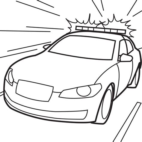police car coloring pages  print   police car