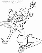 Winx Coloring Bloom Pages Club Fairy Colouring Blum Popular Sirenix Hellokids Coloringhome sketch template