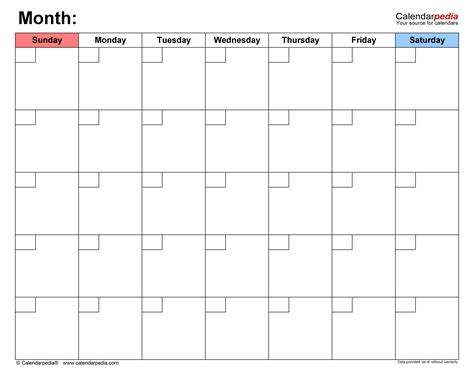 monthly planner templates  microsoft excel