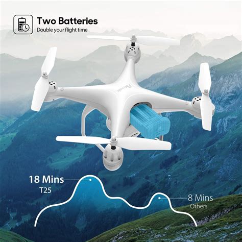 potensic  gps drone wifi fpv rc drone  p camera  batteri flydrone