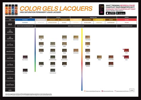 redken color gels lacquers shade chart  salons direct issuu