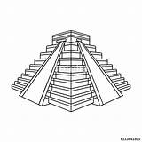 Temples Pyramids Temple sketch template