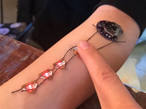 circuitskin smart led tattoos hacksterio