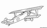 Coloring Pages Ww1 Aircraft Airplane Letadla Omalovanky Technique Template Sketch Size Vytisknuti sketch template