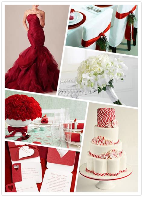 wedding dress beautiful red wedding theme
