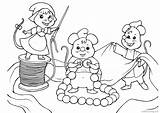 Coloring Pages Jae Mouses Baylee Cartoon Printable Kids sketch template