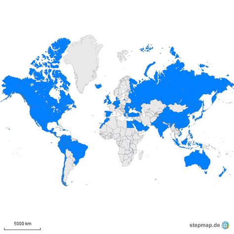 stepmap dominos pizza global network landkarte fuer welt