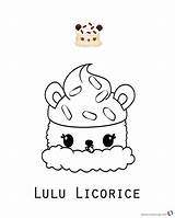 Coloring Num Noms Licorice Pages Lulu Printable Series Adults Kids sketch template