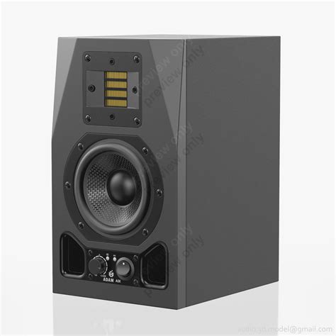 Adam Audio A3x 3d Model Cgtrader