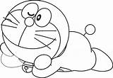 Doraemon Pages Coloring Colouring Getcoloringpages sketch template