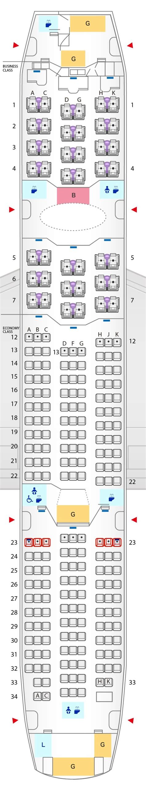 Seat Map Boeing 787 8 Dreamliner