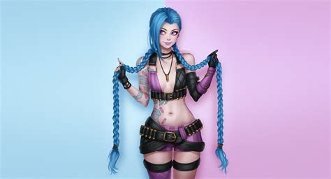 jinx league of legends wallpaper hd games 4k wallpapers images and