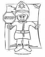 Coloring Pages Police Officer Kids Printable Color Print Popular Comments Coloringhome Coloringtop sketch template
