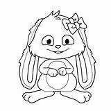 Bunny Snuggle Template Deviantart sketch template