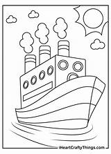 Ships Iheartcraftythings Clouds sketch template