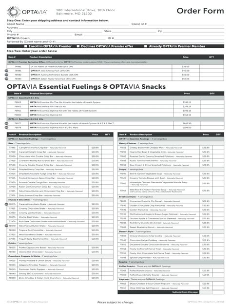 optavia fuelings list fill  printable fillable blank pdffiller