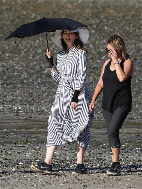 nigella lawson out at a beach in auckland 03 21 2018 hawtcelebs