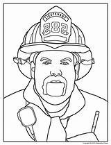 Firefighter Dementia Elderly Getdrawings Fireman sketch template